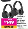 Amplify Fusion Series V3.0 Bluetooth Headphones AMP-2011-BK 850019666