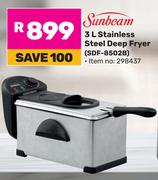 Sunbeam 3L Stainless Steel Deep Fryer SDF-8502B 298437