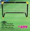 Umbro Football Pop Up Goals Set 50 x 44 x 44cm 850040413