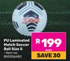 Shoot PU Laminated Match Soccer Ball Size 5 850006483