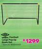 Umbro Football Large Pop Up Goals Set 850040421
