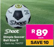 Shoot Dimple Soccer Ball Size 5 744717