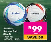 Sondico Soccer Ball Size 5 850008124/43