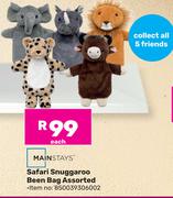 Mainstays Safari Snuggaroo Beaan Bag Assorted 850039306002