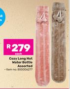 Cozy Long Hot Water Bottle Assorted 850006277