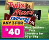 Mars, Snickers Or Twix Chocolate bar-For Any 3 x 50g-51g