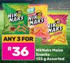 NikNaks Maize Snacks Assorted-For Any 3 x 135g