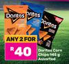 Doritos Corn Chips Assorted-For Any 2 x 145g