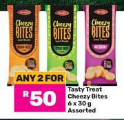 Tasty Treat Cheezy Bites Assorted-For Any 2 x 6 x 30g 