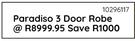 Paradiso 3 Door Robe 10296117