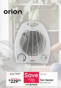 Orion Fan Heater OR-FH01-WT 10321829