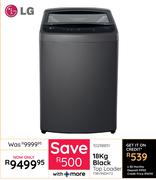 LG 18Kg Black Top Loader Machine T18V1NDHT2 10298851