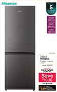 Hisense 223Ltr Metallic Fridge Freezer H310BIT 10278316
