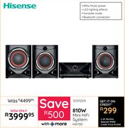 Hisense 810W Mini HiFi System HA700 1311009