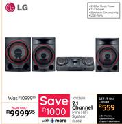 LG 2.1 Channel Mini HiFi System CL88.2 10123698