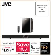 JVC 2.1 Channel Sound Bar TH-BY370 1013795