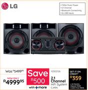 LG 2.1 Channel HiFi System CJ45N 10302126