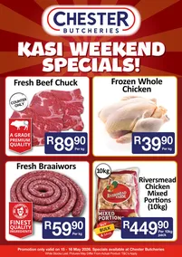 Chester Butcheries : Kasi Weekend Specials (15 May - 16 May 2026