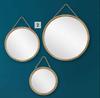 DH 3 Set Round Wood Mirrors 310mm, 460mm, 610mm 850024531