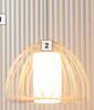 Eurolux Sunbeam Pendant Light Large White & Gold 850022393