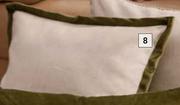 DH Oil Scatter Cushion Green Border 500mm x 500mm 850042750