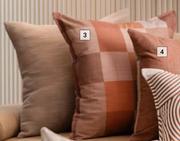 DH Textured Check Scatter Cushion 600mm x 600mm 850042995