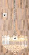 Eurolux Otis 3 Light Acrylic Chandelier Clear 555136