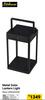 Litehouse Metal Solar Lantern Light Black 850045594