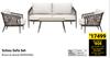 Schou Sofa Set Brown & Natural 850020466