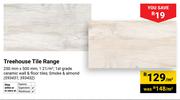 Treehouse Tile Range 250mm x 500mm (1st Grade Ceramic) In Smoke & Almond-Per Sqm