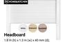 Home & Kitchen Headboard 1.8m (h) x 1.3m (w) x 40mm (d) 648538