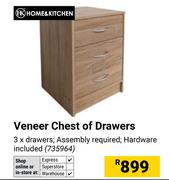 Home & Kitchen Veneer Chest Of Drawers 735964