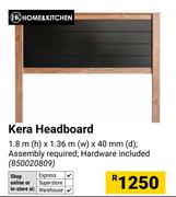 Home & Kitchen Kera Headboard 1.8m (h) x 1.36m (w) x 40mm (d) 850020809