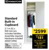 Home & Kitchen Standard Built In Cupboard 2.1m (h) x 900mm (w) 850013496