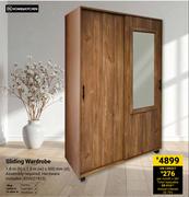 Home & Kitchen Sliding Wardrobe 1.8m (h) x 1.3m (w) x 500mm (d) 850021923