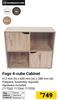 Fogo 4-Cube Cabinet Incl Hardware 612nn(h) x 600mm(w) X 288mm(d) 717262, 717264, 717255