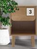 Koga Nordic 1 Drawer 1 Shelf Night Stand Incl Hardware 850039980