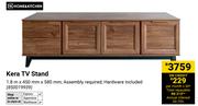 Home & Kitchen Kera TV Stand Incl Hardware 1.8m X 450mm X 580mm 850019939