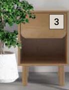 Koga Nordic 1 Drawer 1 Shelf Night Stand Incl Hardware 850039980