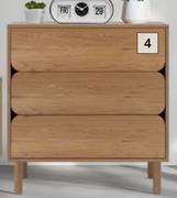 Koga Nordic Chest Of 3 Drawers Incl Hardware 850039949