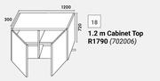 Home & Kitchen 1.2m Cabinet Top (Wall Units) 702006