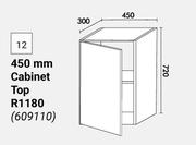Home & Kitchen 450mm Cabinet Top (Wall Units) 609110