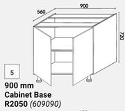 Home & Kitchen 900mm Cabinet Base (Floor Units) 609090