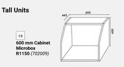 Home & Kitchen 600mm Cabinet Microbox (Tall Units) 702009