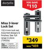 Dortello Misa 3-Lever Lock Set 734326
