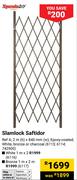 Xpanda Diy Slamlock Saftidor (White, Bronze Or Charcoal) 2m(h) X 840mm(w) 6115, 6114, 742900-Each
