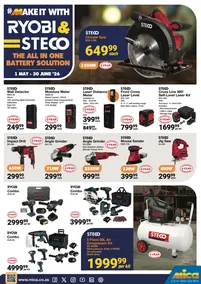 Mica : Ryobi & Steco (01 May - 30 June 2026)
