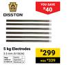 Disston 5Kg Electrodes 3.5mm 615634