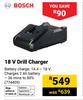 Bosch 18V Drill Charger 774409