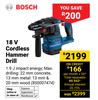 Bosch 18V Cordless Hammer Drill 850007474
